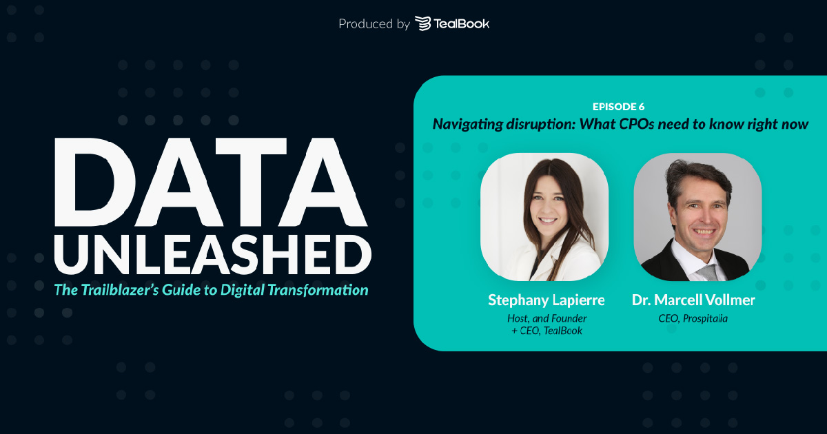 Podcast Image. DATA UNLEASHED Podcast, Episode 6 with Marcell Vollmer